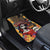 Mexico Day Of The Dead Car Mats La Catrina Mix Cempasuchil Aztec Pattern - Wonder Print Shop