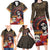 Mexico Day Of The Dead Family Matching Long Sleeve Bodycon Dress and Hawaiian Shirt La Catrina Mix Cempasuchil Aztec Pattern