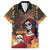 Mexico Day Of The Dead Family Matching Long Sleeve Bodycon Dress and Hawaiian Shirt La Catrina Mix Cempasuchil Aztec Pattern