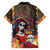 Mexico Day Of The Dead Family Matching Long Sleeve Bodycon Dress and Hawaiian Shirt La Catrina Mix Cempasuchil Aztec Pattern