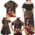 Mexico Day Of The Dead Family Matching Off Shoulder Maxi Dress and Hawaiian Shirt La Catrina Mix Cempasuchil Aztec Pattern