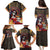 Mexico Day Of The Dead Family Matching Puletasi and Hawaiian Shirt La Catrina Mix Cempasuchil Aztec Pattern