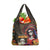 Mexico Day Of The Dead Grocery Bag La Catrina Mix Cempasuchil Aztec Pattern