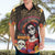 Mexico Day Of The Dead Hawaiian Shirt La Catrina Mix Cempasuchil Aztec Pattern - Wonder Print Shop