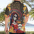 Mexico Day Of The Dead Hawaiian Shirt La Catrina Mix Cempasuchil Aztec Pattern - Wonder Print Shop