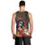 Mexico Day Of The Dead Men Tank Top La Catrina Mix Cempasuchil Aztec Pattern