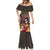 Mexico Day Of The Dead Mermaid Dress La Catrina Mix Cempasuchil Aztec Pattern