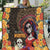 Mexico Day Of The Dead Quilt La Catrina Mix Cempasuchil Aztec Pattern