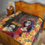 Mexico Day Of The Dead Quilt La Catrina Mix Cempasuchil Aztec Pattern