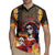 Mexico Day Of The Dead Rugby Jersey La Catrina Mix Cempasuchil Aztec Pattern