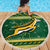 South Africa Christmas Rugby Beach Blanket Springboks Geseende Kersfees - Wonder Print Shop