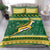 South Africa Christmas Rugby Bedding Set Springboks Geseende Kersfees - Wonder Print Shop