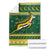 South Africa Christmas Rugby Blanket Springboks Geseende Kersfees