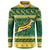 South Africa Christmas Rugby Button Sweatshirt Springboks Geseende Kersfees - Wonder Print Shop