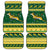 South Africa Christmas Rugby Car Mats Springboks Geseende Kersfees - Wonder Print Shop