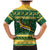 South Africa Christmas Rugby Family Matching Mermaid Dress and Hawaiian Shirt Springboks Geseende Kersfees - Wonder Print Shop