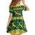 South Africa Christmas Rugby Family Matching Mermaid Dress and Hawaiian Shirt Springboks Geseende Kersfees - Wonder Print Shop