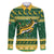 South Africa Christmas Rugby Family Matching Off The Shoulder Long Sleeve Dress and Hawaiian Shirt Springboks Geseende Kersfees - Wonder Print Shop