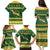 South Africa Christmas Rugby Family Matching Puletasi and Hawaiian Shirt Springboks Geseende Kersfees - Wonder Print Shop