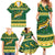 South Africa Christmas Rugby Family Matching Summer Maxi Dress and Hawaiian Shirt Springboks Geseende Kersfees - Wonder Print Shop