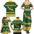 South Africa Christmas Rugby Family Matching Summer Maxi Dress and Hawaiian Shirt Springboks Geseende Kersfees - Wonder Print Shop