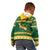 South Africa Christmas Rugby Kid Hoodie Springboks Geseende Kersfees - Wonder Print Shop