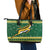 South Africa Christmas Rugby Leather Tote Bag Springboks Geseende Kersfees - Wonder Print Shop