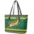 South Africa Christmas Rugby Leather Tote Bag Springboks Geseende Kersfees - Wonder Print Shop