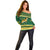 South Africa Christmas Rugby Off Shoulder Sweater Springboks Geseende Kersfees - Wonder Print Shop