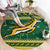 South Africa Christmas Rugby Round Carpet Springboks Geseende Kersfees