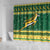 South Africa Christmas Rugby Shower Curtain Springboks Geseende Kersfees