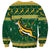 South Africa Christmas Rugby Sweatshirt Springboks Geseende Kersfees - Wonder Print Shop