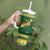 South Africa Christmas Rugby Tumbler With Handle Springboks Geseende Kersfees