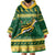 South Africa Christmas Rugby Wearable Blanket Hoodie Springboks Geseende Kersfees