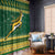 South Africa Christmas Rugby Window Curtain Springboks Geseende Kersfees - Wonder Print Shop