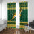 South Africa Christmas Rugby Window Curtain Springboks Geseende Kersfees - Wonder Print Shop