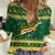 South Africa Christmas Rugby Women Casual Shirt Springboks Geseende Kersfees