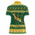 South Africa Christmas Rugby Women Polo Shirt Springboks Geseende Kersfees