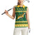 South Africa Christmas Rugby Women Sleeveless Polo Shirt Springboks Geseende Kersfees