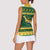 South Africa Christmas Rugby Women Sleeveless Polo Shirt Springboks Geseende Kersfees