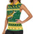 South Africa Christmas Rugby Women Sleeveless Polo Shirt Springboks Geseende Kersfees