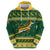 South Africa Christmas Rugby Zip Hoodie Springboks Geseende Kersfees