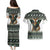 South Africa Christmas Rugby Couples Matching Puletasi and Hawaiian Shirt Springboks Mascot Mix African Pattern - Wonder Print Shop