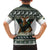 South Africa Christmas Rugby Family Matching Long Sleeve Bodycon Dress and Hawaiian Shirt Springboks Mascot Mix African Pattern - Wonder Print Shop