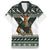 South Africa Christmas Rugby Family Matching Long Sleeve Bodycon Dress and Hawaiian Shirt Springboks Mascot Mix African Pattern - Wonder Print Shop