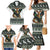 South Africa Christmas Rugby Family Matching Mermaid Dress and Hawaiian Shirt Springboks Mascot Mix African Pattern - Wonder Print Shop