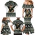 South Africa Christmas Rugby Family Matching Mermaid Dress and Hawaiian Shirt Springboks Mascot Mix African Pattern - Wonder Print Shop