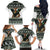 South Africa Christmas Rugby Family Matching Off The Shoulder Long Sleeve Dress and Hawaiian Shirt Springboks Mascot Mix African Pattern - Wonder Print Shop