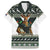 South Africa Christmas Rugby Family Matching Off The Shoulder Long Sleeve Dress and Hawaiian Shirt Springboks Mascot Mix African Pattern - Wonder Print Shop