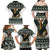 South Africa Christmas Rugby Family Matching Off Shoulder Maxi Dress and Hawaiian Shirt Springboks Mascot Mix African Pattern - Wonder Print Shop